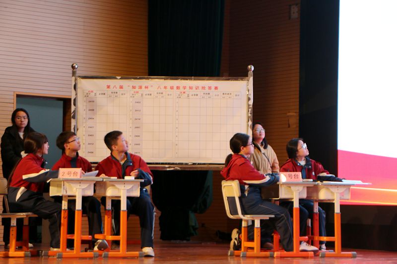 知源学校第八届“知源杯”八年级数学知识抢答赛圆满落幕